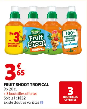 Promotie: Fruit shoot tropical