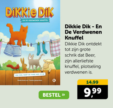 Aanbieding: Dikkie Dik - En De Verdwenen Knuffel