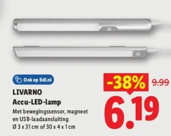 Aanbieding: Accu-LED-lamp