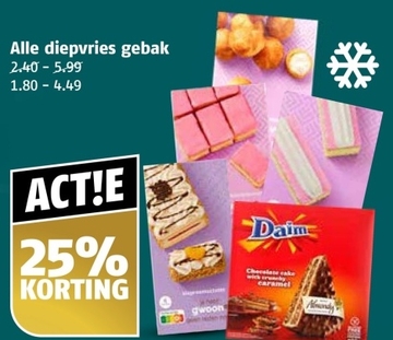 Aanbieding: Diepvries gebak