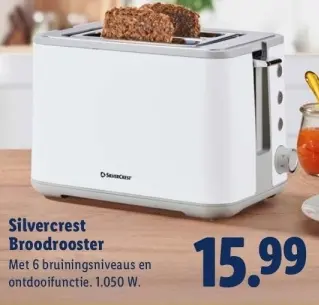 Aanbieding: Silvercrest Broodrooster
