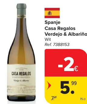 Promotie: Casa Regalos Verdejo & Albariño Wit