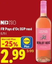 Aanbieding: Pays d'Oc IGP rosé