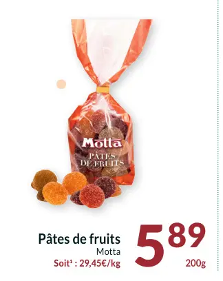 Offre: Pâtes de fruits