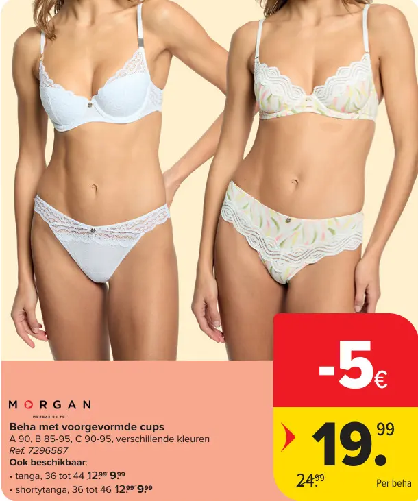 Promotie: Beha met voorgevormde cups