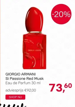 Aanbieding: Sì Passione Red Musk