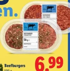 Aanbieding: Beefburgers