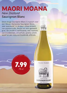 Aanbieding: Maori Moana Sauvignon Blanc