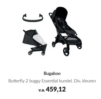 Aanbieding: Butterfly 2 buggy Essential bundel. Div. kleuren