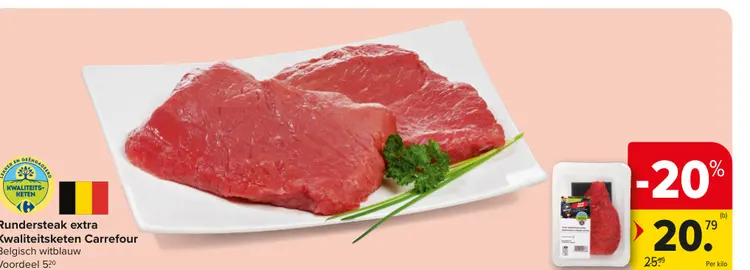 Promotie: Rundersteak extra
