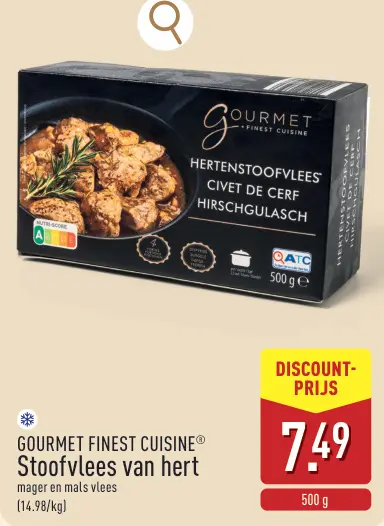Promotie: Stoofvlees van hert