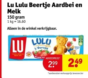 Promotie: Beertje Aardbei en Melk