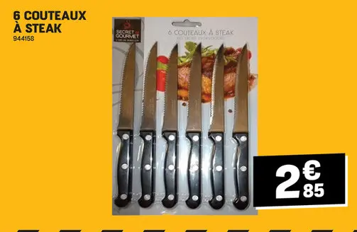 Offre: Couteaux à steak