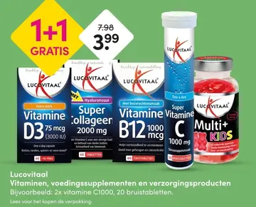 Aanbieding: Lucovitaal Vitaminen, voedingssupplementen en verzorgingsproducten