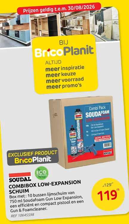 Promotie: Combibox low-expansion schuim