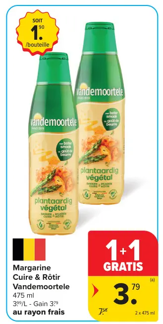 Offre: Margarine Cuire & Rôtir