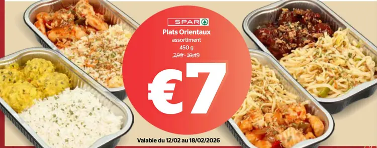 Offre: Plats Orientaux