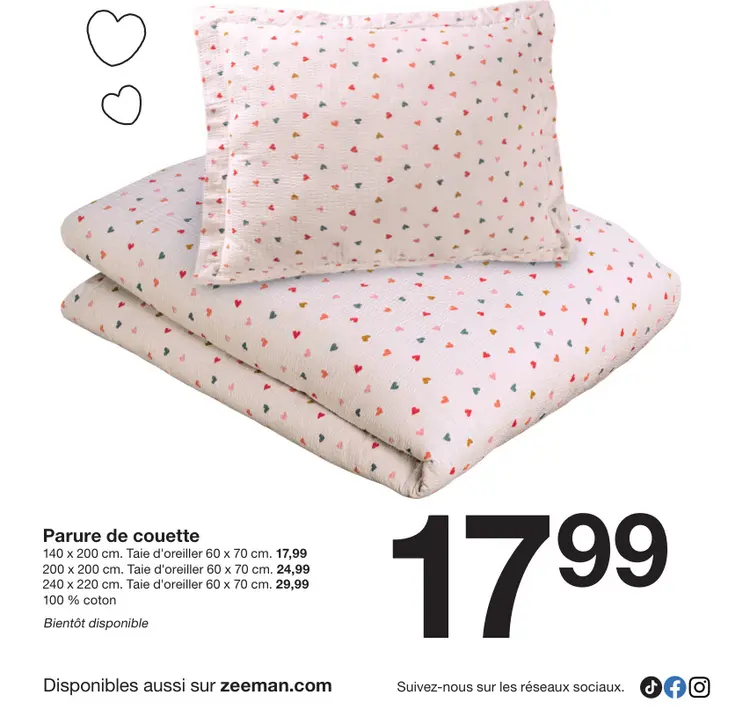 Offre: Parure de couette
