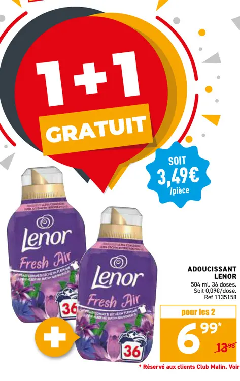 Offre: Adoucissant