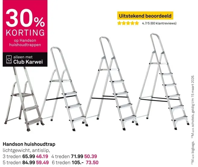 Aanbieding: Huishoudtrap