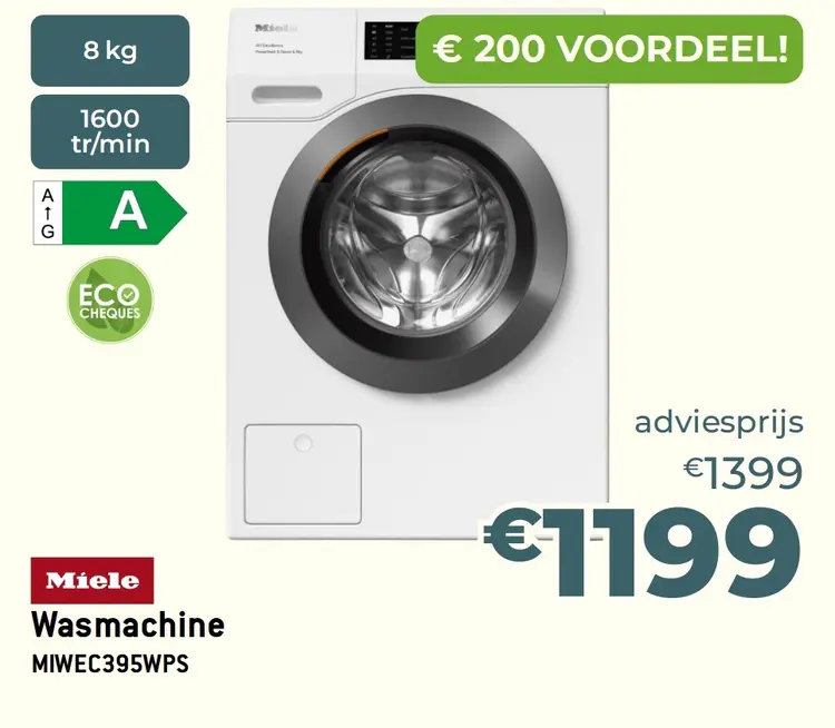 Promotie: Wasmachine