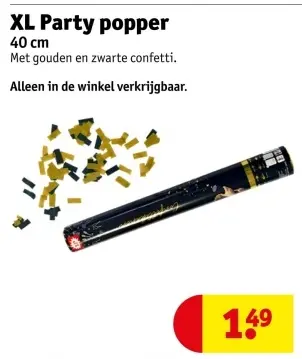 Aanbieding: XL Party popper
