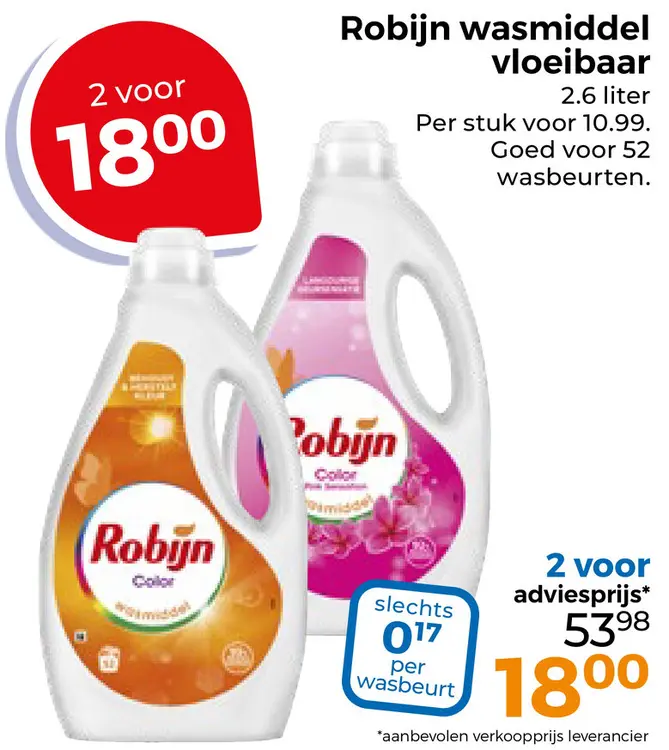 Aanbieding: Wasmiddel vloeibaar