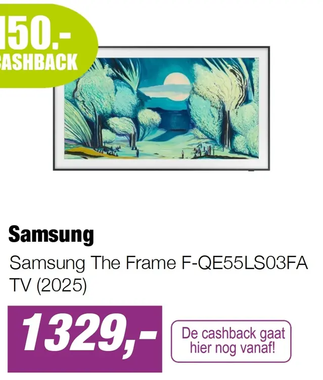 Aanbieding: Samsung The Frame F-QE55LS03FA TV (2025)
