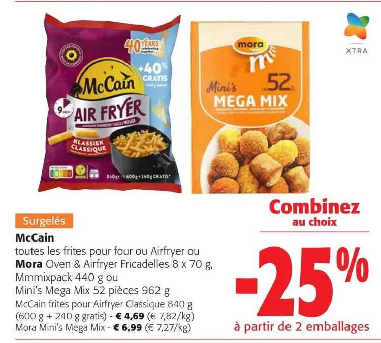 Offre: McCain frites pour Airfryer Classique ou Mora