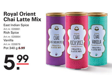 Aanbieding: Royal Orient Chai Latte Mix