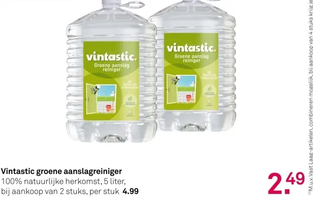 Aanbieding: groene aanslagreiniger