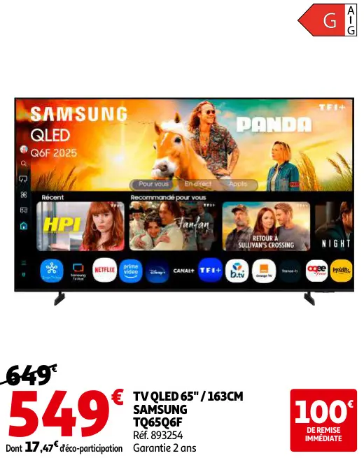 Promotie: Tv qled 65"/163cm