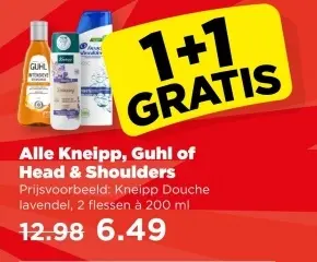 Aanbieding: Kneipp, Guhl of Head & Shoulders