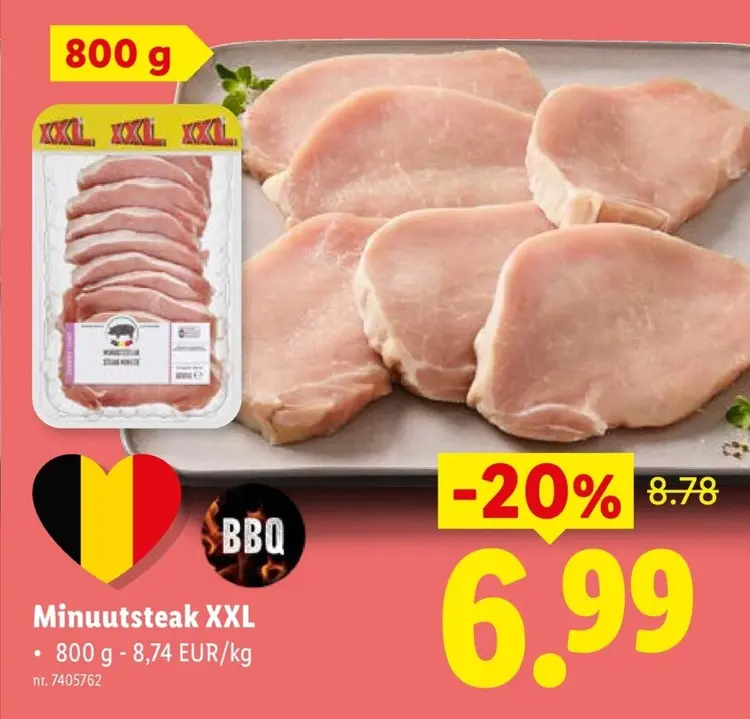 Promotie: Minuutsteak XXL