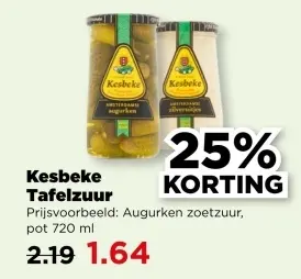 Aanbieding: Tafelzuur