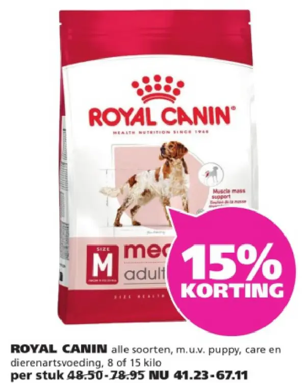 Aanbieding: Royal Canin alle soorten