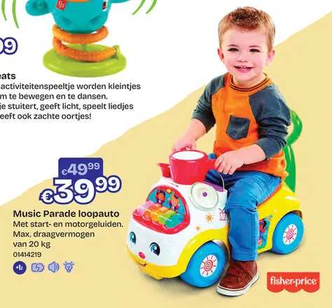 Promotie: Music Parade loopauto