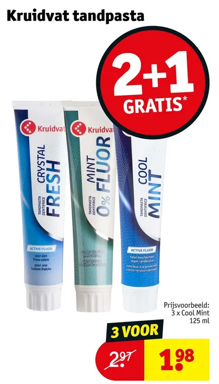 Promotie: Tandpasta