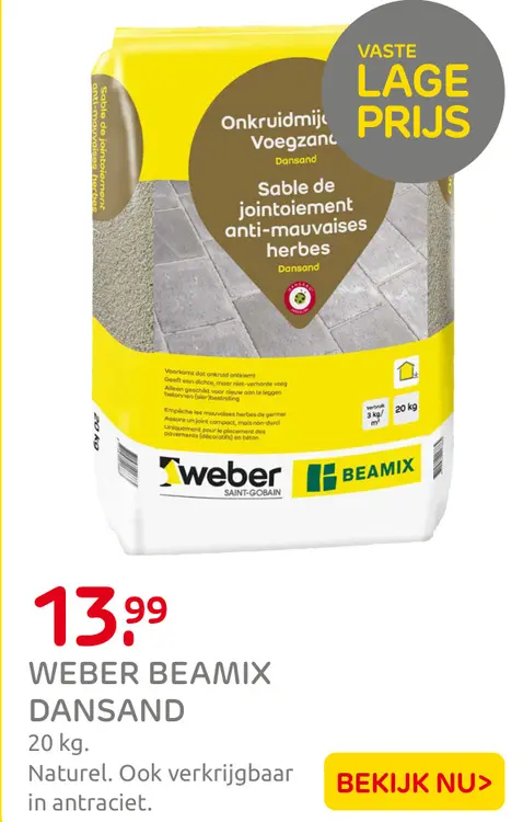Aanbieding: Weber BEAMIX dansand