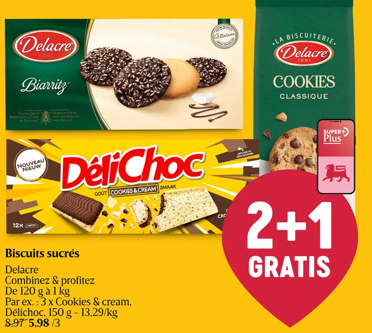 Offre: Biscuits sucrés