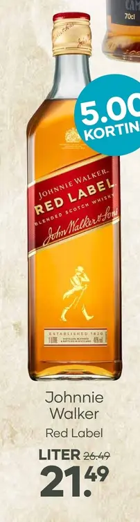 Aanbieding: Johnnie Walker Red Label