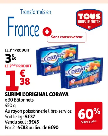 Offre: Surimi l'original