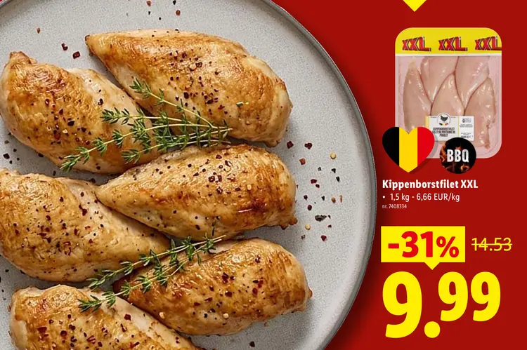 Promotie: Kippenborstfilet XXL
