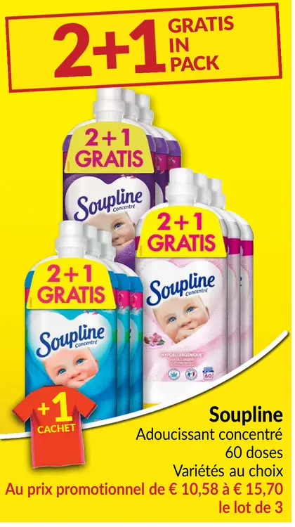 Offre: Soupline Adoucissant concentré