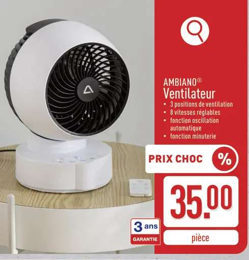 Offre: Ventilateur