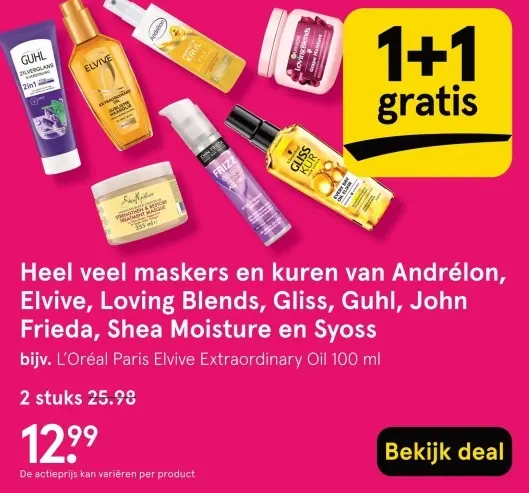 Aanbieding: Heel veel maskers en kuren