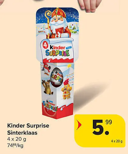 Promotie: Kinder Surprise Sinterklaas