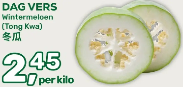 Aanbieding: Wintermeloen (Tong Kwa)