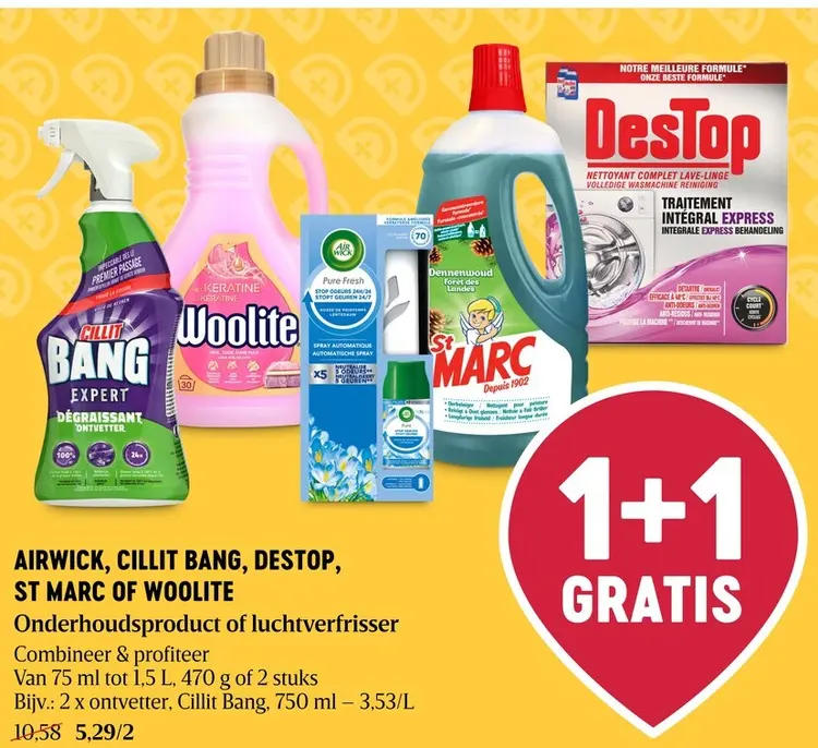 Promotie: Onderhoudsproduct of luchtverfrisser