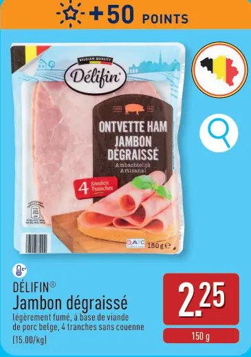 Offre: Jambon dégraissé